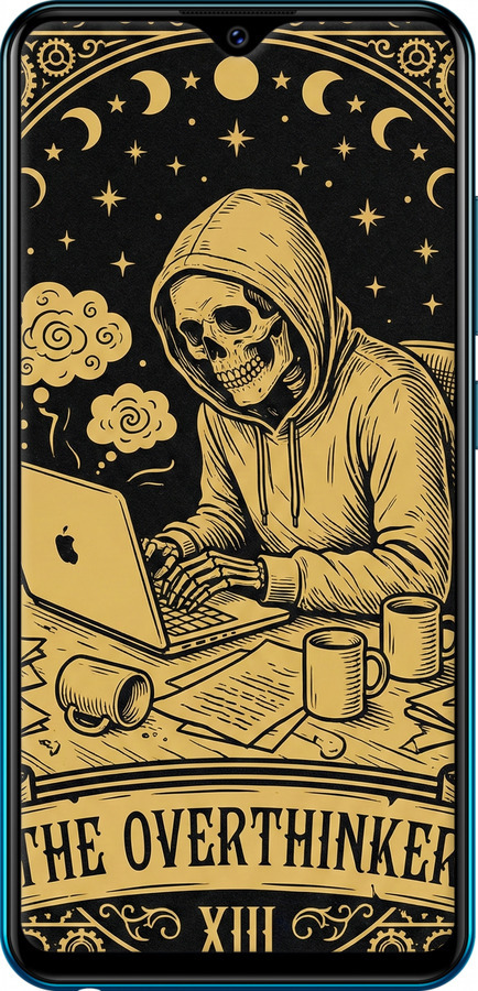 TPU чехол The Overthinker для Vivo Y91C - 6774b-1762 изображение 