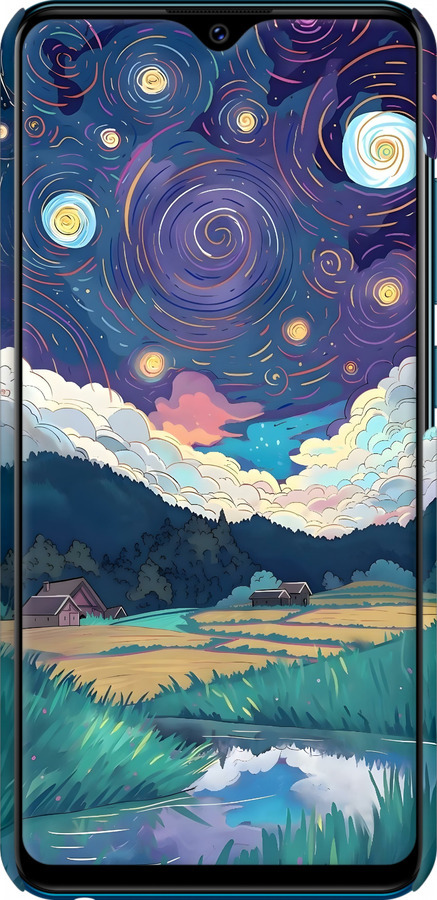 3D пластиковый матовый чехол Креативный арт для Vivo Y91C - 6322m-1762 изображение 