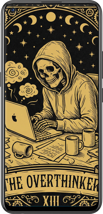 Силіконовий чехол The Overthinker для Vivo Z5X - 6774u-1765 изображение 