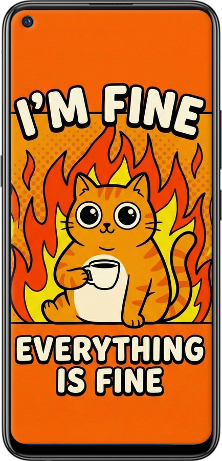 Силиконовый чехол Funny Cat для Vivo Z5X - 6786u-1765 изображение 