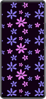 TPU чехол з квітами для Xiaomi 11T - 6258b-2487 изображение 