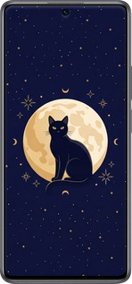 TPU чехол Cute Cat Celestial/Witchy для Xiaomi 11T Pro - 6787b-2552 изображение 