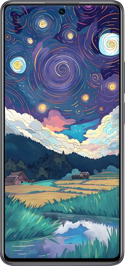 TPU чехол Креативный арт для Xiaomi 11T Pro - 6322b-2552 изображение 