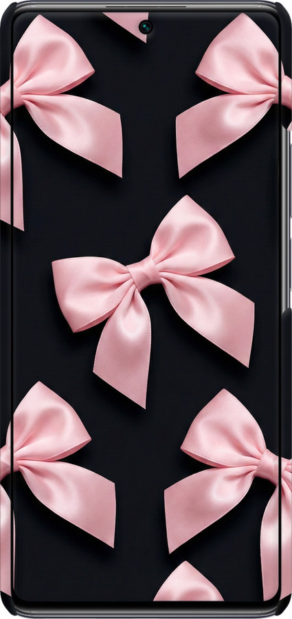 3D пластиковий матовий чехол Coquette Ribbons Dark Coquette для Xiaomi 11T Pro - 6767m-2552 изображение 