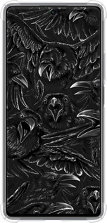 Силикон с усиленными углами чехол Воронья ярость для Xiaomi 11T Pro - 6474sp-2552 изображение 