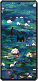 Силиконовый чехол Чехол с изображением водяных лилий Моне и кошек для Xiaomi 11T Pro - 6399u-2552 изображение 