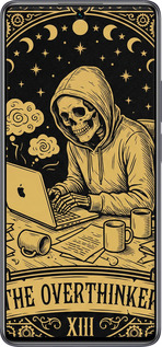 Силиконовый чехол The Overthinker для Xiaomi 11T Pro - 6774u-2552 изображение 