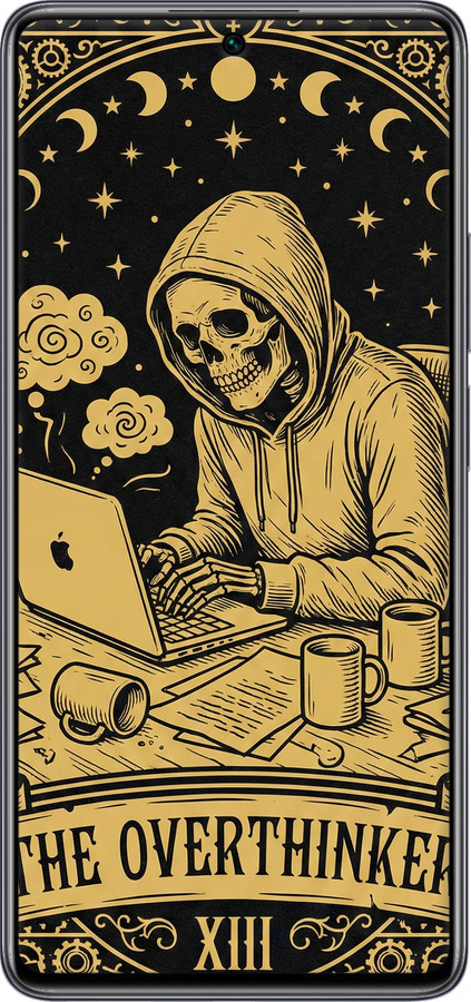 Силиконовый чехол The Overthinker для Xiaomi 11T Pro - 6774u-2552 изображение 