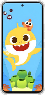 Силіконовий протиударний с посиленими кутами чехол Бейби Шарк для Xiaomi 12 Lite - 6303sp-2579 изображение 