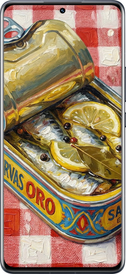 TPU чехол Vintage Sardine Tin Phone для Xiaomi 12 Pro - 6772b-2560 изображение 