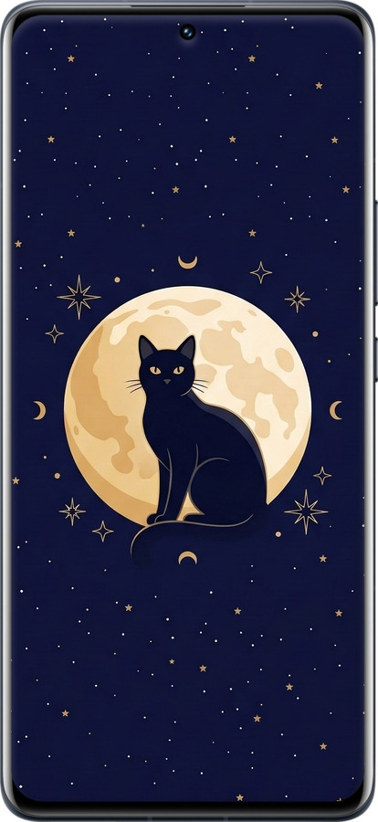 TPU чехол Cute Cat Celestial/Witchy для Xiaomi 12 Pro - 6787b-2560 изображение 