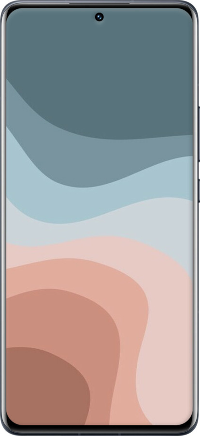 Силіконовий чехол З синіми та рожевими хвилями в стилі ретро для Xiaomi 12 Pro - 6532u-2560 изображение 