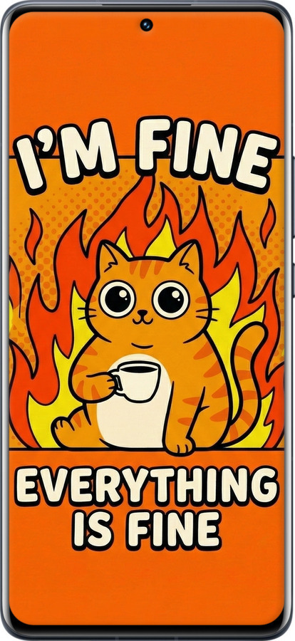 Силіконовий чехол Funny Cat для Xiaomi 12 Pro - 6786u-2560 изображение 