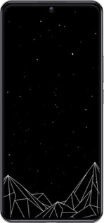 TPU чехол Черно белые абстрактные горы для Xiaomi 12T - 6437b-3332 изображение 