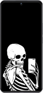 Силиконовый чехол Скелет делает Selfie для Xiaomi Redmi K50 Ultra - 6535u-3331 изображение 