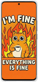 Силикон с усиленными углами чехол Funny Cat для Xiaomi 13 Pro - 6786sp-2959 изображение 