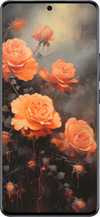 Силиконовый чехол Оранжевые розы для Xiaomi 13 Pro - 5944u-2959 изображение 