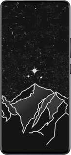 Силиконовый чехол Минималистический горный пейзаж для Xiaomi 13 Pro - 6438u-2959 изображение 