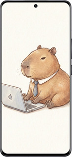 Силиконовый чехол Funny Capybara CEO Working для Xiaomi 13 Pro - 6777u-2959 изображение 