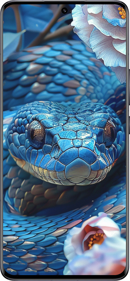 Силіконовий чехол Blue Snake для Xiaomi 13 Pro - 6079u-2959 изображение 