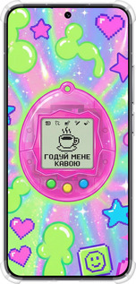 Силикон с усиленными углами чехол Y2K Aesthetic Retro Pet: Годуй мене кавою для Xiaomi 13 - 6784sp-2957 изображение 