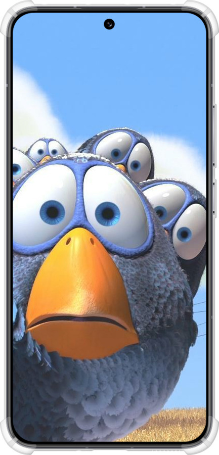 Силикон с усиленными углами чехол Angry Birds для Xiaomi 13 - 6008sp-2957 изображение 