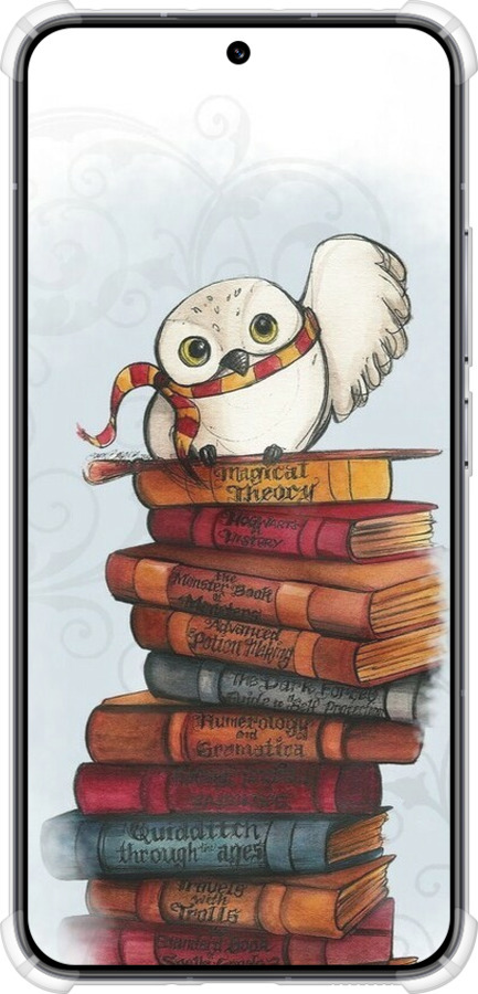 Силикон с усиленными углами чехол Сова и книги для Xiaomi 13 - 6436sp-2957 изображение 