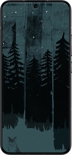 Силіконовий чехол Лисиця та нічний ліс для Xiaomi 13 - 6481u-2957 изображение 