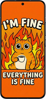 Силіконовий чехол Funny Cat для Xiaomi 13 - 6786u-2957 изображение 