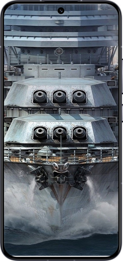 Силиконовый чехол Линкор, world of tanks, wargaming, военный корабль для Xiaomi 13 - 6453u-2957 изображение 
