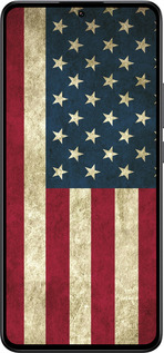 Силиконовый чехол Флаг США для Xiaomi 13T - 395u-4142 изображение 