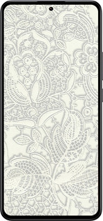 Силіконовий чехол Біле мереживо для Xiaomi 13T - 4383u-4142 изображение 