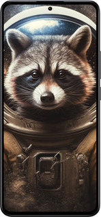 Силиконовый чехол Raccoon austronaut для Xiaomi Redmi K60 Ultra - 5581u-4143 изображение 