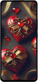 Силиконовый чехол Сердечки v4 для Xiaomi Redmi K60 Ultra - 5834u-4143 изображение 