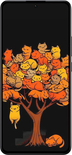 Силиконовый чехол Дерево и котики для Xiaomi Redmi K60 Ultra - 6516u-4143 изображение 