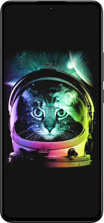 Силиконовый чехол Кот-астронавт для Xiaomi Redmi K60 Ultra - 4154u-4143 изображение 