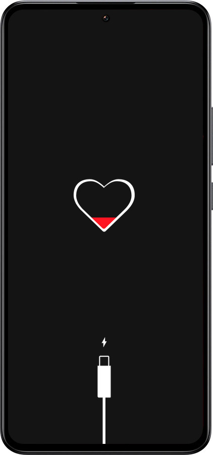 Силиконовый чехол Подзарядка сердца для Xiaomi 13T - 4274u-4142 изображение 