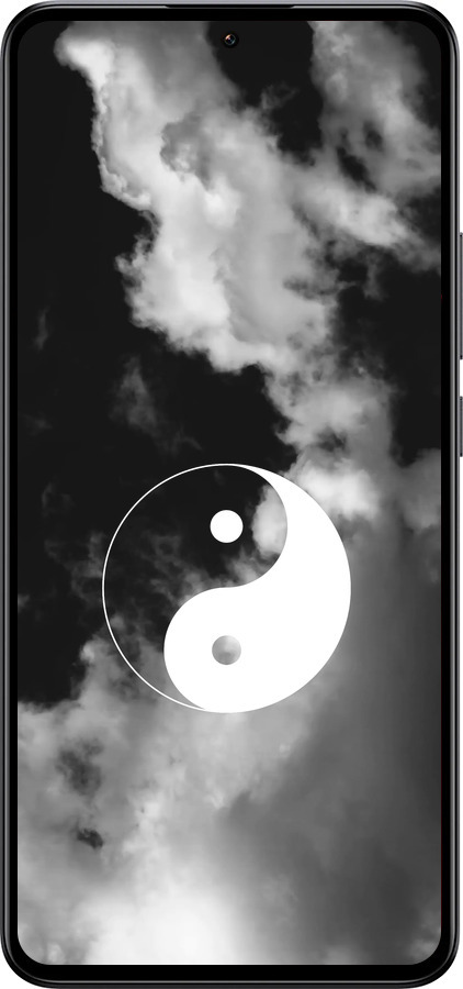 Силиконовый чехол Инь и Янь для Xiaomi 13T - 4389u-4142 изображение 