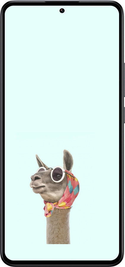 Силіконовий чехол Модна лама для Xiaomi 13T - 4479u-4142 изображение 