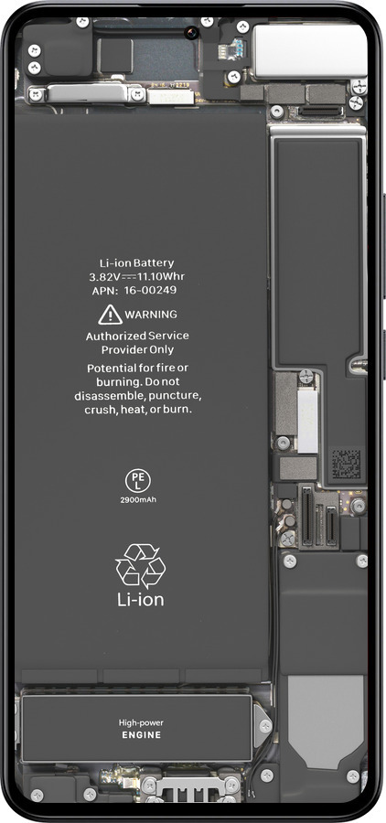 Силиконовый чехол Детали смартфона для Xiaomi Redmi K60 Ultra - 5487u-4143 изображение 