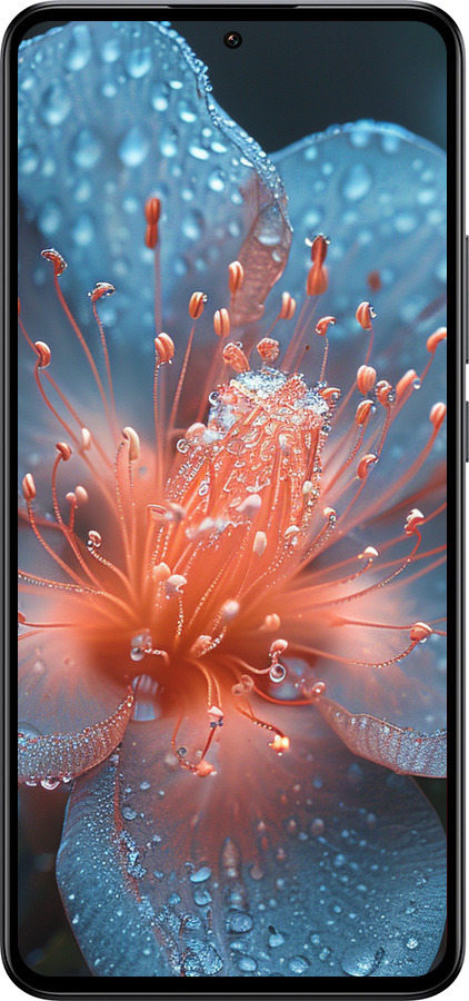 Силиконовый чехол Роса на цветке для Xiaomi Redmi K60 Ultra - 6039u-4143 изображение 