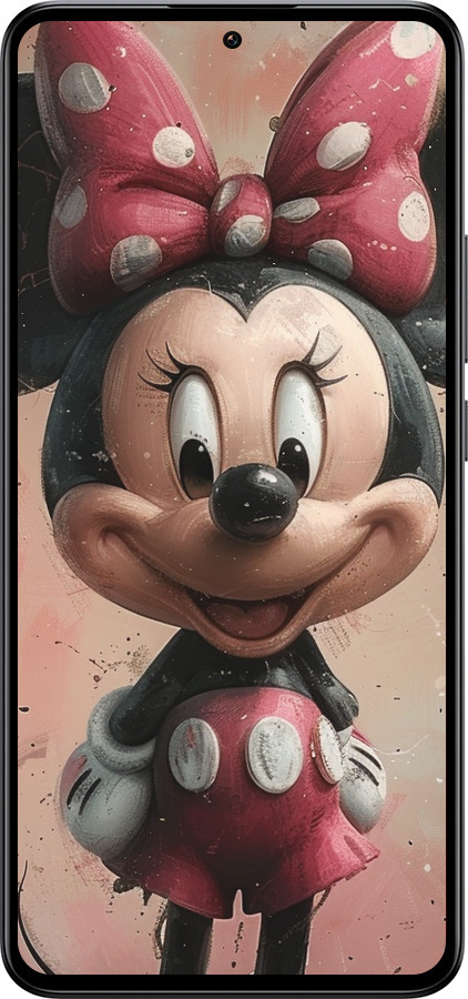 Силиконовый чехол Minnie Mouse для Xiaomi 13T - 6054u-4142 изображение 