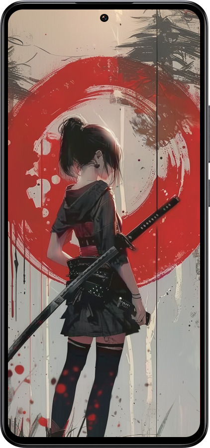 Силиконовый чехол Сумерки воина: Танец с катаной для Xiaomi Redmi K60 Ultra - 6123u-4143 изображение 