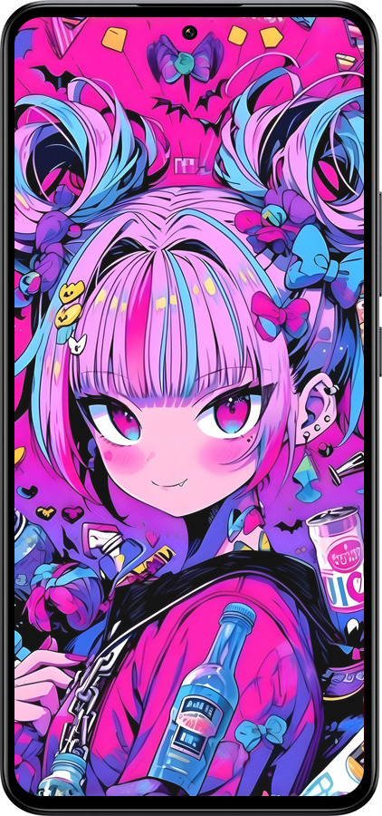 Силиконовый чехол Аниме милаха для Xiaomi Redmi K60 Ultra - 6314u-4143 изображение 