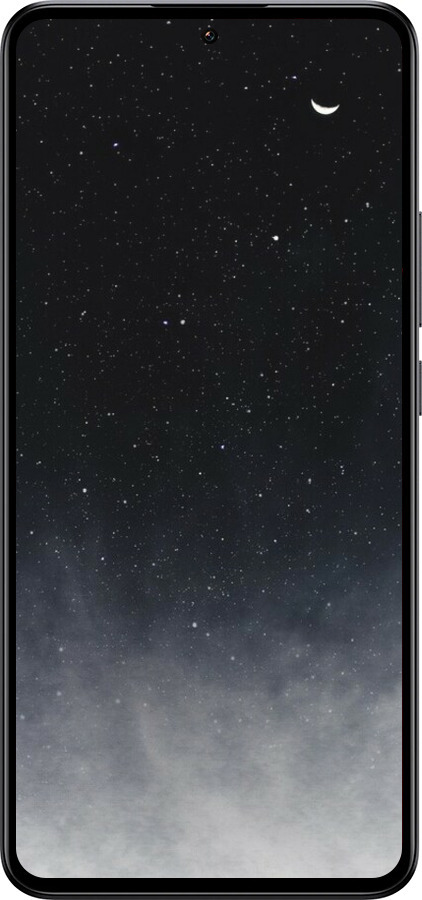 Силиконовый чехол Сині хмари, Синій місяць для Xiaomi Redmi K60 Ultra - 6396u-4143 изображение 