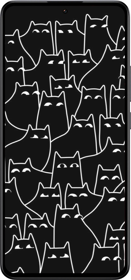 Силиконовый чехол С изображением кошек для Xiaomi 13T PRO - 6470u-3810 изображение 