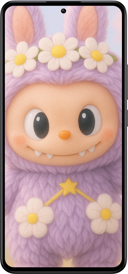 Силиконовый чехол Лабубу 1 для Xiaomi Redmi K60 Ultra - 6709u-4143 изображение 