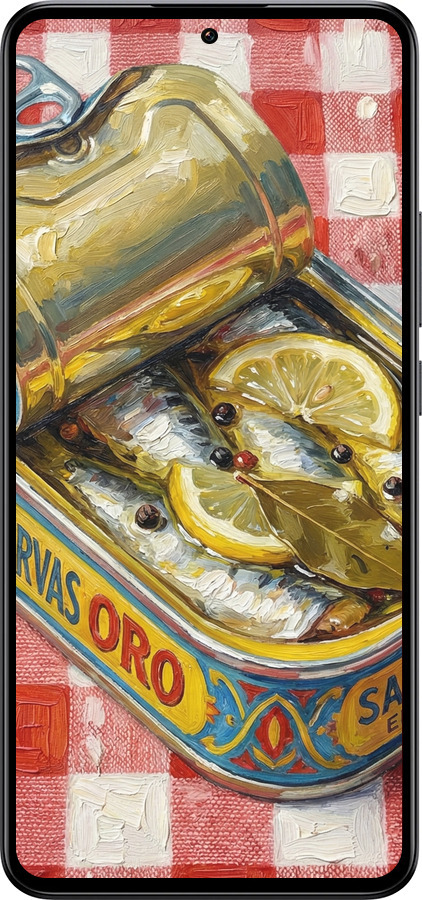 Силиконовый чехол Vintage Sardine Tin Phone для Xiaomi Redmi K60 Ultra - 6772u-4143 изображение 