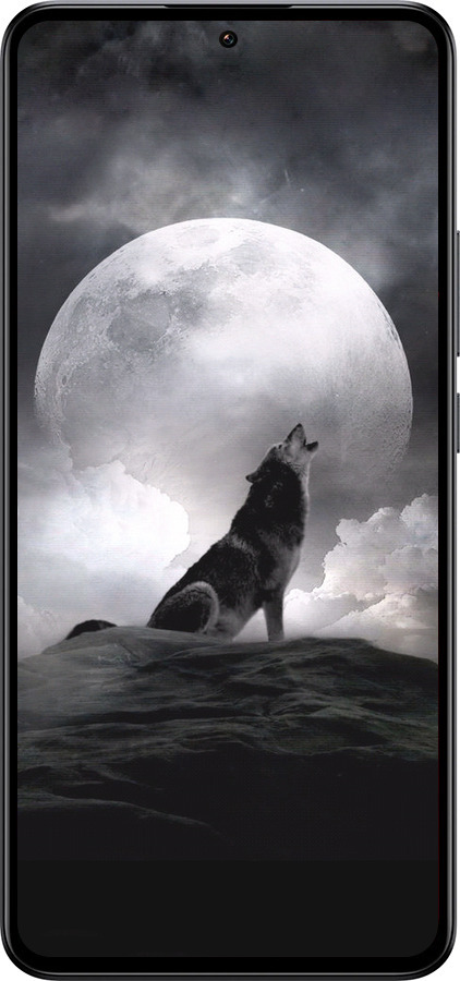 Силиконовый чехол Воющий волк для Xiaomi 13T - 934u-4142 изображение 