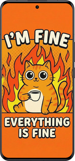 Силиконовый чехол Funny Cat для Xiaomi 14 Ultra - 6786u-3647 изображение 